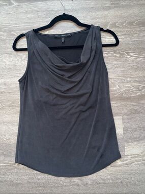 White House Black Market Sleeveless Cowl Neck Top
